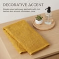 thumbnail image 5 of Unique Bargains Ultra Soft Highly Absorbent Quick Dry Hand Towels Yellow 29" x 13", 5 of 8