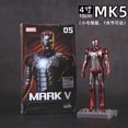 thumbnail image 4 of Figura de acción de Zd Toy original de Marvel, Iron Man, Avengers Mark2, modelo 1/10, colección de figuras de acción de anime, modelo de decoración de habitación, juguete robot, regalos, 4 of 4
