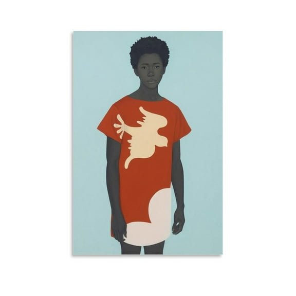 Portrait Painter Amy Sherald Painting Art Poster (13) Canvas Poster Wall Art Picture Prints Hanging Photo Gift Decor Home Posters Artworks 16x24inch(40x60cm)