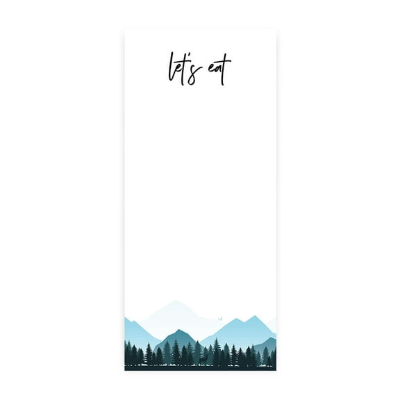 Koyal Wholesale Mountain Forest Printable Wedding Paper Menu Cards for DIY Printer, Pack of 52