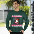 thumbnail image 3 of Christmas Sweatshirt, Flamingo Gnome Merry Christmas Sweatshirt, Unique Tropical Bird Holiday Sweatshirt, Flamingo Lover Gift for Women & Men, 3 of 5