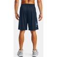 thumbnail image 2 of Under Armour Men's Freedom Tech Logo Shorts , Academy Blue (408)/Academy Blue , Large, 2 of 4
