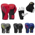 thumbnail image 6 of Adidas Speed Tilt 150 Boxing Gloves & Protective Inner Boxing Gloves Bundle Deal- For Men and Women, Black/Grey, Black/Gold, Weight 14 oz, 6 of 7