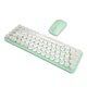 thumbnail image 5 of Ratón Inalámbrico Con Teclado, Combo De Ratón, Mini Portátil, Retro, Silencioso, 2,4G, Inalámbrico, 68 Teclas, Juego De Ratón Y Teclado De Oficina, 5 of 7