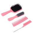 thumbnail image 4 of Detangling Hair Brush Paddle Hair Brush Nine Row Hair Brush Rat Tail Hair Comb 4Pcs Hair Brush Comb Paddle Detangler Rat Tail Comb Hairbrush For Styling Long Thick Thin Curly ANGGREK Otros, 4 of 8