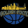 thumbnail image 2 of Game Garment Basketball Team Sports Fan Mens Hoodies Hooded Sweatshirt - Golden State Skyline Hoodie Black XS-3XL, 2 of 6