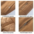 thumbnail image 4 of Alpine Swiss Damon Mens Bomber Jacket | Warm Quilted Flight Jacket with Pockets – Stylish Windbreaker for Casual & Layering | Versatile Outerwear, 4 of 7