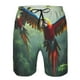 thumbnail image 3 of Balery Flying Parrots In Jungle Traje de Baño Estilo Hawaiano para Hombre, Shorts de Secado Rápido con Bolsillos-Large, 3 of 6