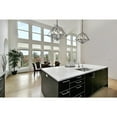 thumbnail image 6 of 3 Light Chandelier In Geometric Architectural Style 14.25 Inches Wide By 17.75 Inches High     -Traditional Installation Z-Lite 918-14Mb-Ch, 6 of 7