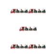 thumbnail image 2 of Monstrate Little Wood Christmas Train Decoración Vehículos Camión Juguete Fiesta Adorno en miniatura Regalo al aire libre Niñas Adultos Verde Type2 NO2, 2 of 6