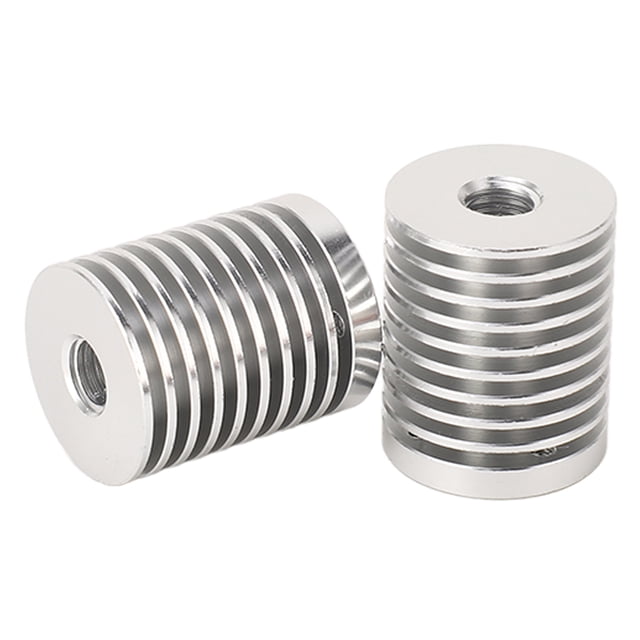 Disipador De Calor Hotend Para Extrusora, aleación De Aluminio Reemplazo De Rosca Profesional M7 Disipador De Calor Hotend M2.5x4 Orificio Para Tornillo Alta Precisión Para Uso
