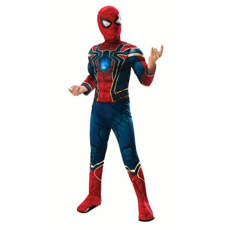 Rubies Deluxe Iron Spiderman Boys Halloween