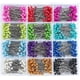 thumbnail image 1 of 1200 alfileres de costura multicolores con cabeza recta para proyectos de costura, decoración de joyas y modistas (1,57 pulgadas), 1 of 5
