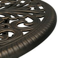 thumbnail image 4 of 23.6inch Phoenix Table Round Garden Cast Aluminum Table Bronze, 4 of 14
