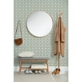 thumbnail image 4 of Better Homes & Gardens Blue Arcos Geo Geometric Peel and Stick Wallpaper, 20.5" x 18', 4 of 8