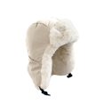 thumbnail image 3 of Trapper Ushanka Hat with Ear Flaps Windproof Skiing Style Fur Pilot Ushanka Windproof Winter Hat with Extended Ear Warm Suedette Skiing Cap Snow Ski Hats Outdoor Sport Beige One Size, 3 of 3