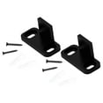 thumbnail image 1 of GROWTH TANK 2 Pieces Bottom Guide Swinging Reduce W/ Screws Matte Black Sliding Barn non slotted, 1 of 9