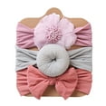thumbnail image 2 of 3PCS Baby Bow Headbands Turban Knotted, Girl's Hairbands for Newborn,Toddler and Childrens, 2 of 8