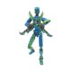 thumbnail image 2 of 3D Printed T13 Robot Mobile Doll, Posable Mobile Doll Anime Action Figures Doll, Action Figure Doll Collectibles Gifts for Kids or Fans (Blue), 2 of 6