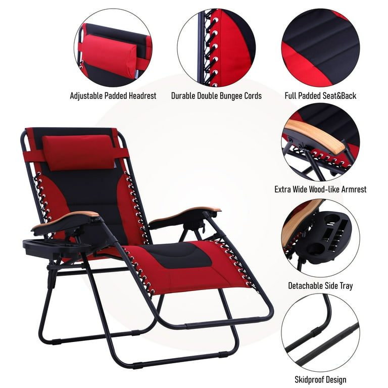 Xl padded zero gravity chair sale