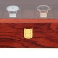 thumbnail image 6 of 10 Slots Wooden Watch Display Box Storage Case Jewelry Organizer Casket High Quality Material with Transparent Glass Top Cover, 6 of 12