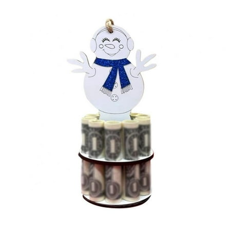 

Christmas Unique Money Holder Double-Layer Cash Holders with 10 Holes for Placing Money Table Stand Creative Gift for Christmas