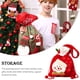 thumbnail image 5 of Inteprter Bolsa de almacenamiento de postres de galletas de caramelo con temática navideña para sala de estar, bolsa con cordón de pared, bolsas de Kits de decoración para fiestas Inteprter HA069557-00B, 5 of 6