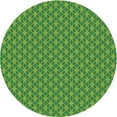 thumbnail image 1 of Ahgly Company Machine Washable Indoor Round Transitional Green Area Rugs, 7' Round, 1 of 7