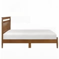 thumbnail image 5 of Full Size Wood Platform Bed Frame with Chestnut Finish, No Box Spring Needed, for Bedroom, 5 of 8