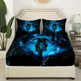 thumbnail image 2 of Erosebridal Speed Sports Fitted Sheet Twin, Woodland Motorcycle Bedding Set Twin Size, Extreme Sports Decor（No Top Sheet）, 2 of 6