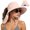 Pink, variant on Sun Hat for Women with Neck Flap Ponytail Hole Women Sun Hat Rollable UV Protection Fishing Hat Wide Brim UPF 50+(Beige)