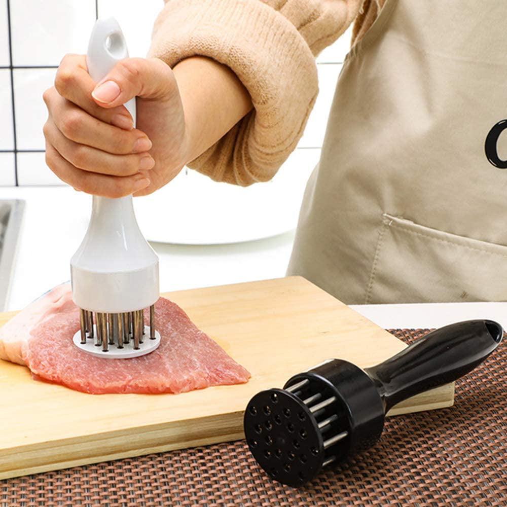 Meat Tenderizer Gadgets With Stainless Steel Needle Prongs Kitchen Cooking Tools