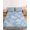 Sky Blue, variant on King Size Fitted Sheet Set - Spring Floral 3 Piece Bedding Sets 16" Deep Pocket Fitted Sheet with 2 Pillowcases, Rustic Flowers Botanical Beige Brushed Microfiber Hotel Luxury Bed Sheets