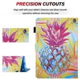thumbnail image 5 of Case for All-New Fire HD 10 & HD 10 Plus Tablet (11th Generation, 2021 Release), Elepower Slim Premium PU Leather Multiple Angle Viewing Folio Stand Smart Cover with Auto Wake/Sleep, Pineapple, 5 of 8