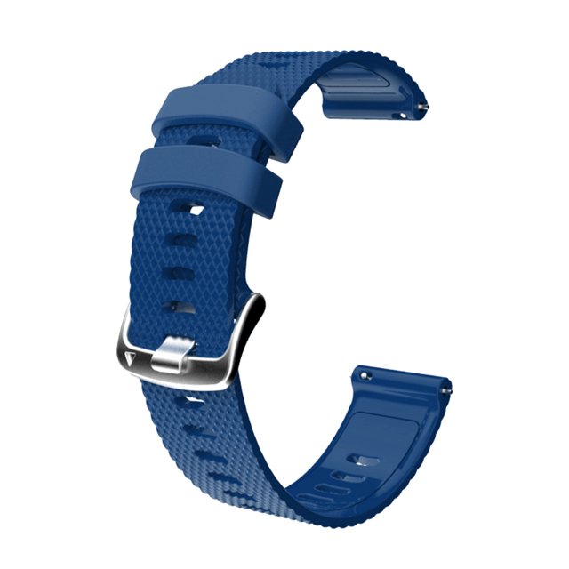 Cateissary 10 colores correa de reloj de silicona correa de inteligente correa de silicona reemplazo para Garmin/HUAWEI/Samsung 20mm Relojes inteligentes azul oscuro