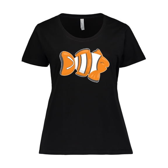 Inktastic Clown Fish Women's Plus Size T-Shirt
