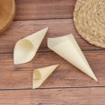 thumbnail image 4 of 50pcs Disposable Wood Appetizer Cones Ice Cream Cone Cups Party Candy Cones, 4 of 27