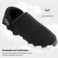 thumbnail image 6 of Ecetana Slippers for Men Slip On Fuzzy Slippers Comfort Warm House Shoes Indoor Outdoor, 6 of 7