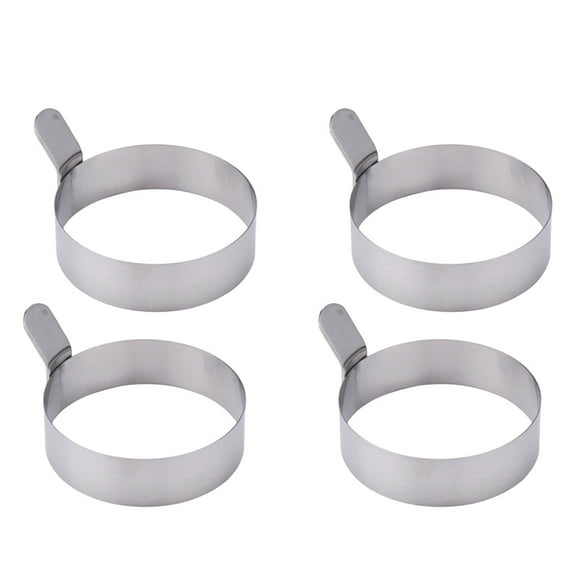 WORGEOUS 2-Pack Large Stainless Steel Nonstick for Cooking Perfect Fried Eggs and Breakfast Kitchen Tool