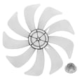 thumbnail image 4 of AURARMLET Fan Wing Replacement Parts White PP for Table and Wall Fan 1Pcs, 4 of 7