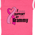 thumbnail image 4 of Inktastic Breast Cancer Awareness I Support My Grammy with Pink Ribbon Boys or Girls Baby Bodysuit, 4 of 5