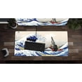 thumbnail image 7 of Extended Gaming Mouse Pad, Large Mouse Mat Desk Pad, Big Computer Keyboard Mousepad, 3mm Thick Long Non-Slip Rubber Base, 31.5 X 11.8 Inch (Gaming Great Wave Off Kanagawa), 7 of 7