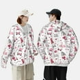 thumbnail image 4 of KLL Imprimé gnomes de la Saint-Valentin Hommes Femmes UPF 50+ Protection Solaire Veste à Capuche Extérieure Manches Longues Pêche Randonnée Performance Chemise-TG, 4 of 7