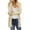 Beige, variant on Fesfesfes Womens Coat Casual Ladies Fall Cardigan Solid Long Sleeve Tops with Pocket Button Coat Outerwear