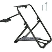 SKYSHALO Foldable Racing Steering Wheel Stand for Logitech Thrustmaster, Black