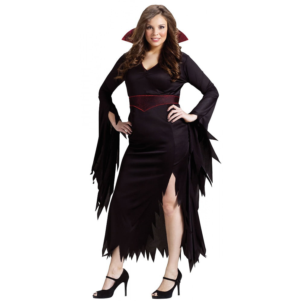Classy Vamp Adult Costume - Plus Size 1X/2X - Walmart.com