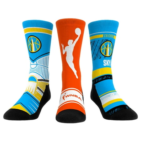 

Unisex Rock Em Socks Chicago Sky Three-Pack Crew Sock Set