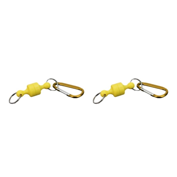 Broche de pesca Toystoory Hebilla de bloqueo fuerte y resistente Limon amarillo 2Conjunto