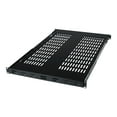 thumbnail image 2 of StarTech.com Étagère de Montage Ventilée pour Serveur 1U Réglable - 175 Lb - Plateau Universel de 19,5 à 38 Po de Profondeur pour Rack d'Équipement AV/ Réseau de 19 Pouces (ADJSHELF) - Étagère de Rack - Noir - 1U - 19 Pouces - pour P/N : CABSCRWS1224, RK1536BKF, RK1836BKF, RK3236bkb, RK4242BK24, RK4242BK30, 2 of 6
