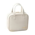 thumbnail image 1 of Fiudx Nueva Bolsa de Maquillaje, Organizador de Cosméticos de Gran Capacidad, Diseño Elegante y Portátil, Fácil de Llevar, Solución de Almacenamiento Versátil, Perfecta para Viajes, Material de Cuero, 1 of 1